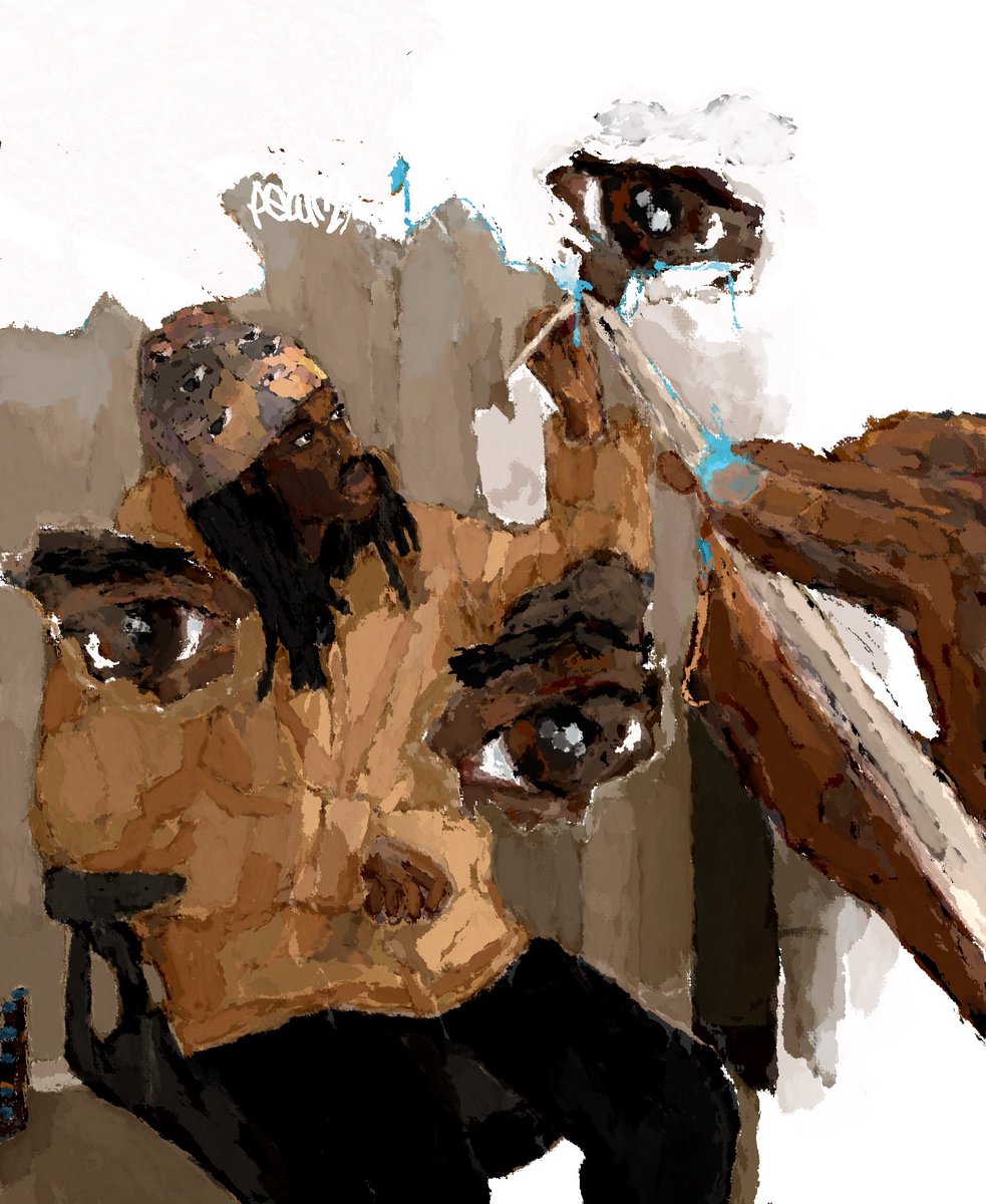 pelumipng's tweet photo. The concept vs the painting https://t.co/ytn9NhEfOG