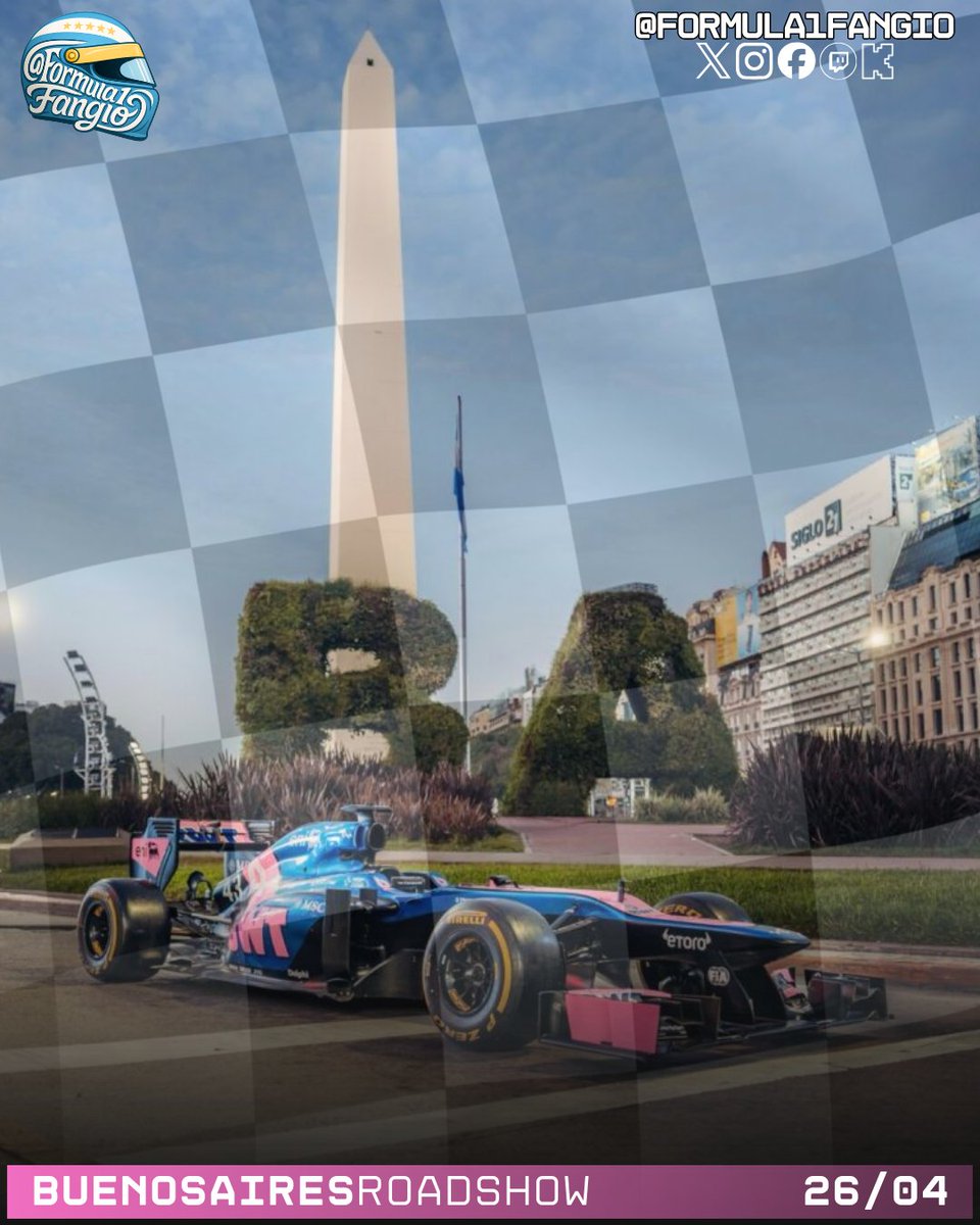 Formula1Fangio's tweet image. 🇦🇷 LO QUE DEJÓ EL ROAD SHOW DE #COLAPINTO

No fue una exhibición.
Fue una declaración.

Después de 14 años sin ver un #F1 en el país, #BuenosAires volvió a escuchar el ruido que marcó generaciones. Y no fue casualidad: fue una prueba.

🧵 TE CONTAMOS TODO