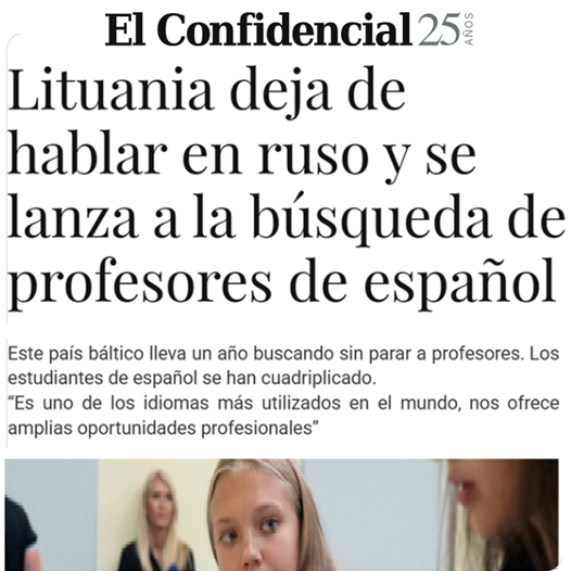 El español, esa lengua cada vez más valorada en todo el mundo excepto dentro de España.