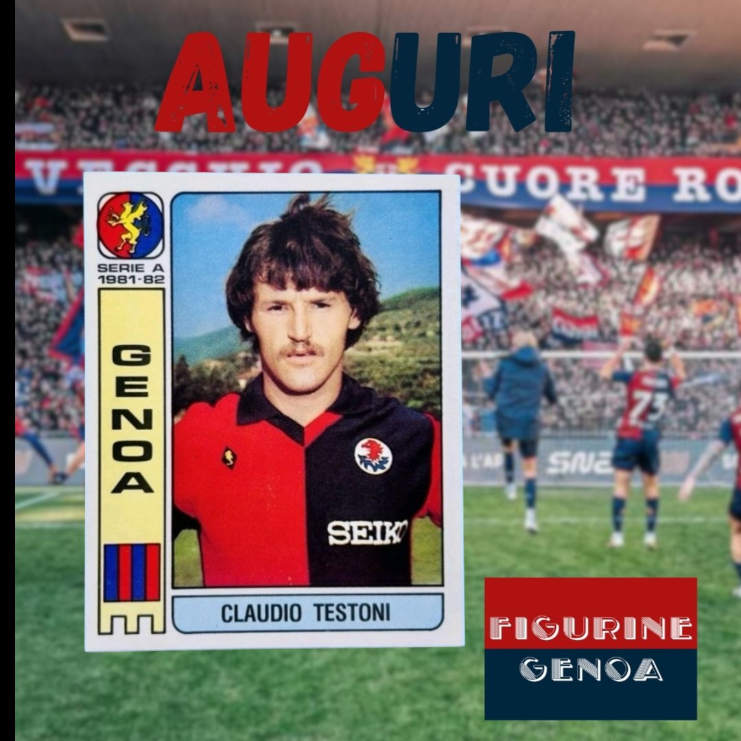 FigurineGenoa's tweet photo. Auguri Claudio Testoni 183 presenze con la maglia del Genoa tra il 1980 e il 1987
Calciatori Panini 1981/82 https://t.co/fAPoRSmcgU