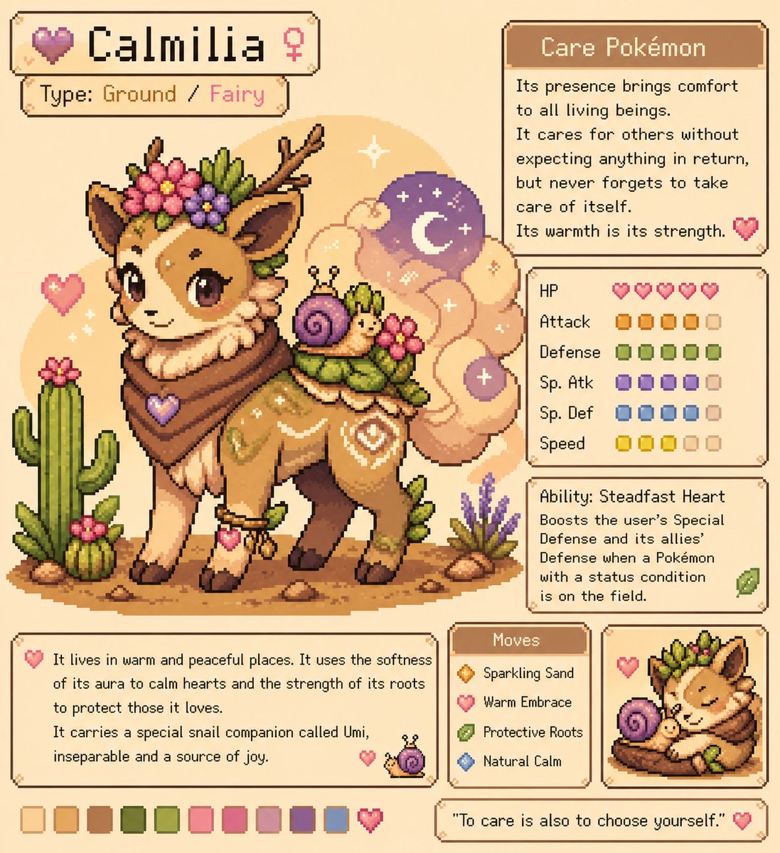 SophiaPuppy's tweet image. ~ Is this me? ~ 🖥️

My Chattie (ChatGPT), based this Pokémon on what it knows about me, and we know each other for over a year already.

#AIArt #AIイラスト #GenerativeAI