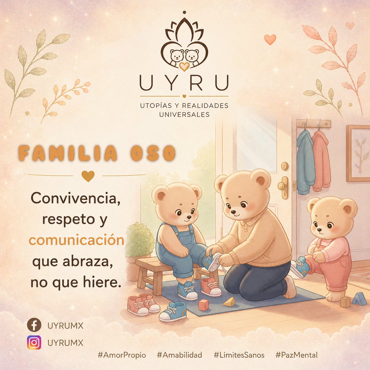 UYRUMX's tweet image. Convivencia, respeto y comunicación que abraza, no que hiere.
#AmorPropio #Amabilidad #LímitesSanos #PazMental