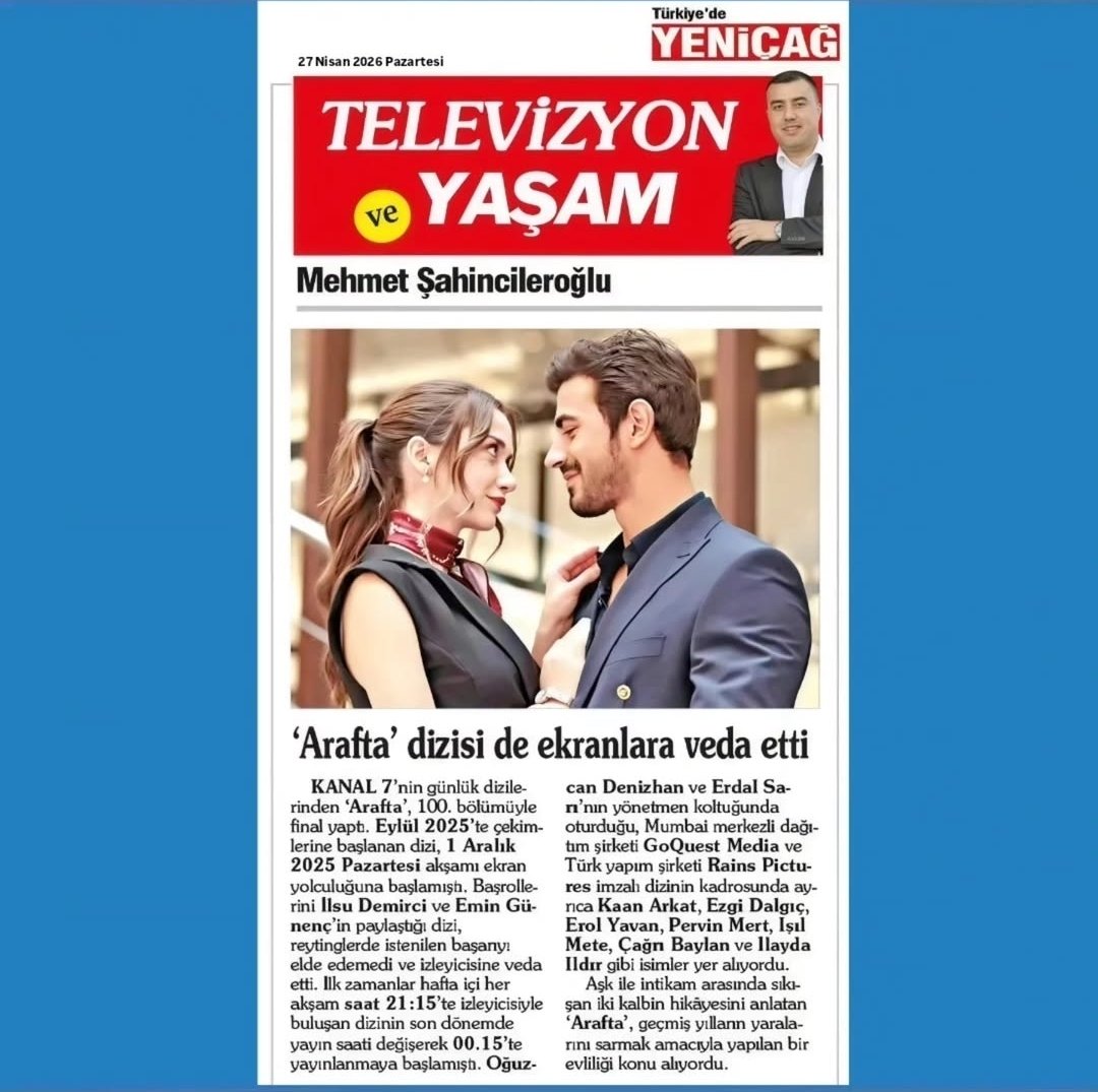 Articolo di <a href="/msahincileroglu/">Mehmet Şahincileroğlu</a> su #Arafta  ❤️