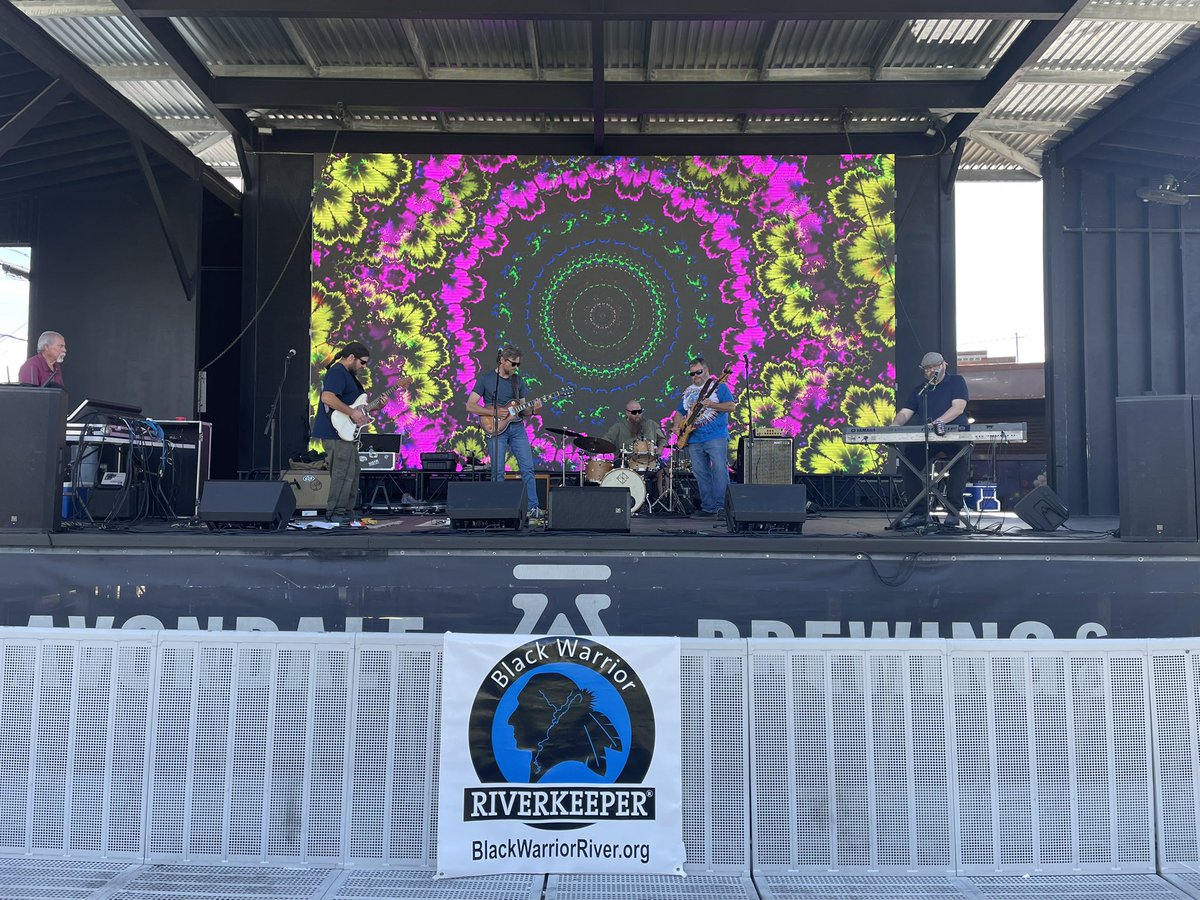 BWRiverkeeper's tweet photo. As #EarthWeek comes to a close, we would like to thank everyone who celebrated with us at Earthbound's Earthfest! Special thanks to lead sponsor #Skates280, host @AvondaleBrewing, 3,000 cup #composter Alabama Environmental Council, and of course the musicians of #Earthbound! https://t.co/ML3lssksUz
