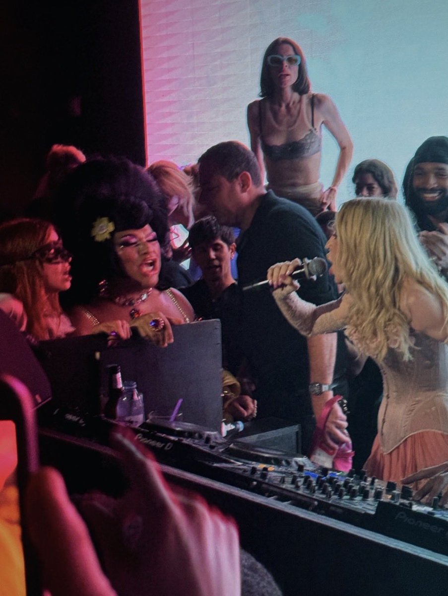 Me, Addison Rae, Julia Fox all going absolutely insane for the Queen of Pop <a href="/Madonna/">Madonna</a>!!! 💀😂🥰🌈 I just kept screaming WE FUCKING LOVE BITCH!!! I just wanted to make sure she knew!!! 🥰