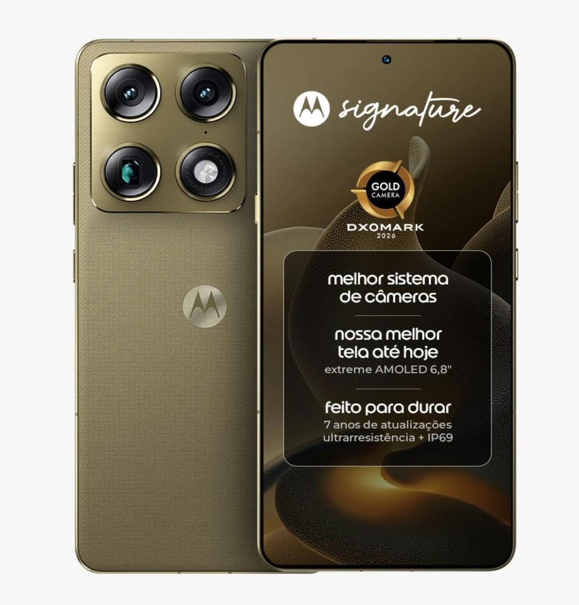 enricodejesussl's tweet image. 😍 CAIU NO PIX 💵🤑
O TOPO DE LINHA DA MOTOROLA! 🚀

​📱 MOTOROLA SIGNATURE

⚡ 512GB + 12GB RAM

💰 R$ 4.856 NO PIX 💵 🤑 

​🛒 Confira aqui: amzn.to/48l2Bh5

🎟️ O desconto aparecerá após a seleção do Pix como forma de pagamento.

​#Motorola #MotorolaSignature