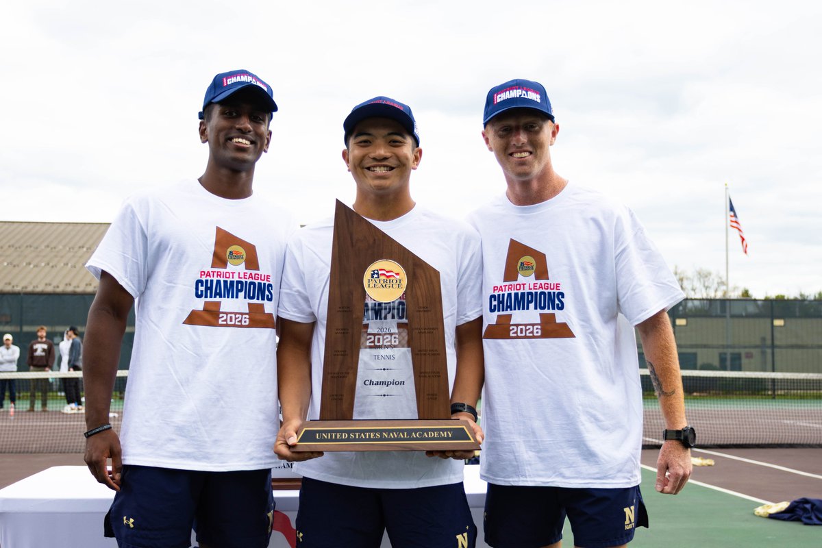 NavyAthletics's tweet photo. Scenes from Championship Sunday for @NavyMensTennis. https://t.co/vTC6ptWnVn
