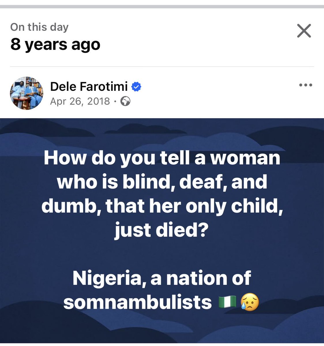 Dele Farotimi. A victim of Nigeria tweet media