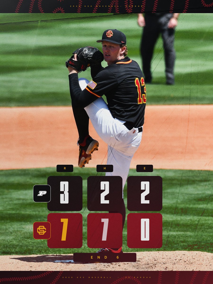 USC_Baseball's tweet image. End 6 | Trojans on track 

USC 7, PURDUE 3

📺bigtenplus.com/en-int/livestr…
📊usctrojans.com/sidearmstats/b…

#FightOn x #Gameday