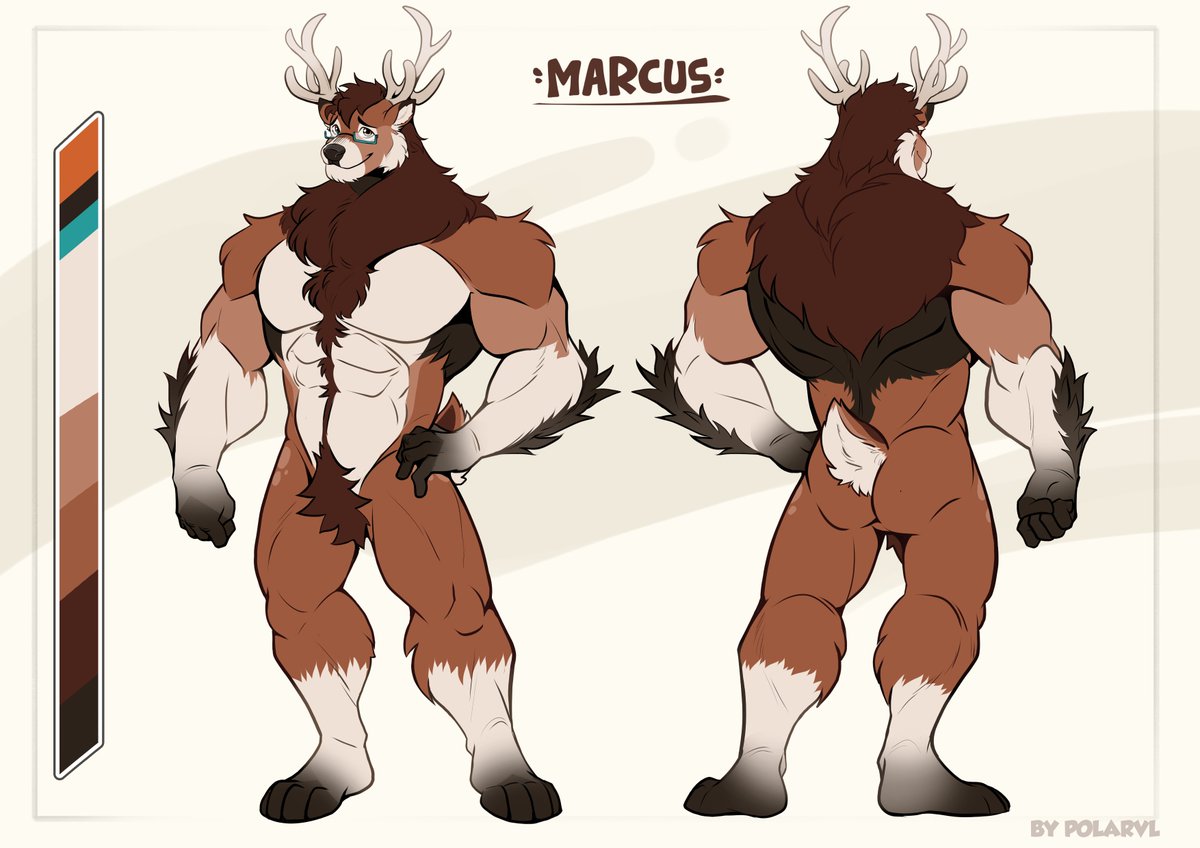 Commission for <a href="/rojasaramis/">Bea's non hostile takeover</a> 

A custom buck. He's very handsome✨

#art #commission #comms #commissionopen #furry_art