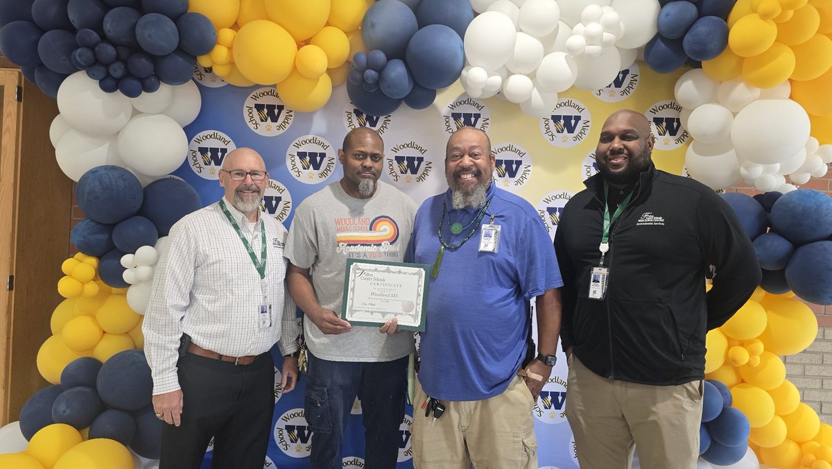 JWallace_WMS's tweet image. Congrats to the WMS Custodial Team for receiving the Silver Award from FCS Facilities Services for having an custodial inspection score of 87.2! Way2Go! @JasonStamperFC1 #GoingforGold #WolverinePride