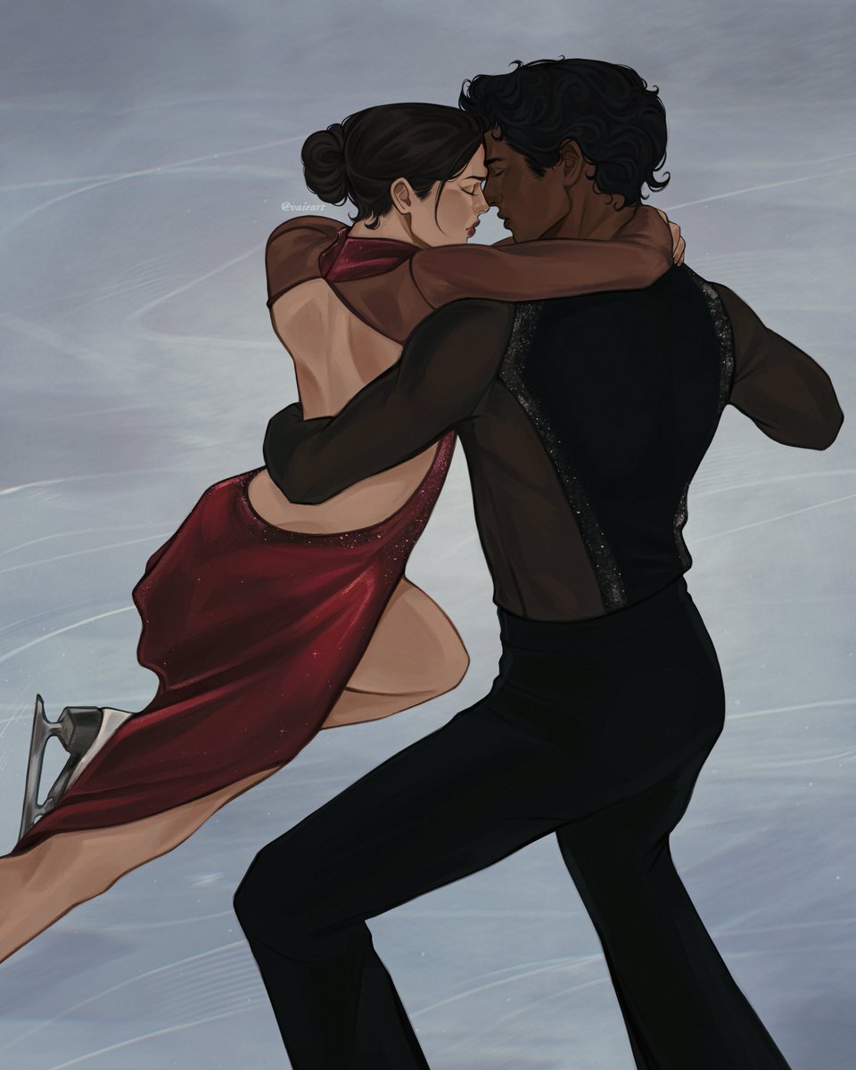 vaieart's tweet photo. Katarina and Heath from The Favorites by Layne Fargo

The reference pic I used is from Tessa Virtue and Scott Moir! 🫶🏻 https://t.co/pZlGvybE4l