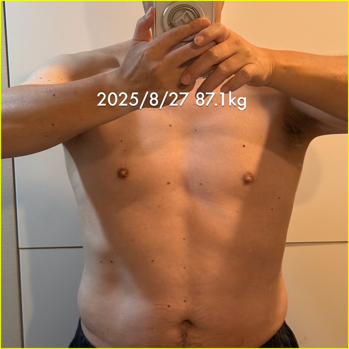 Kioski｜ 105kg→72kg｜51歳で33kgの減量に成功💪🏻 tweet media