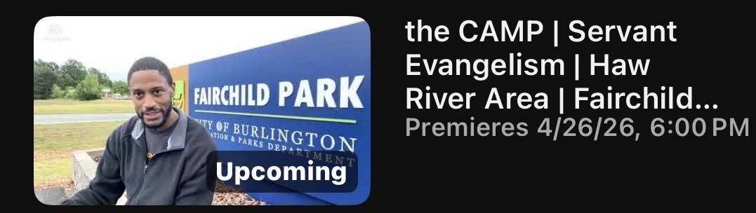 thecamp_nc's tweet photo. the CAMP | Servant Evangelism | Haw River, NC Area | Fairchild Park | Korrin Wiggins 
•
•
➡️ https://t.co/Un5seDs923 https://t.co/OjHeiNEIXT