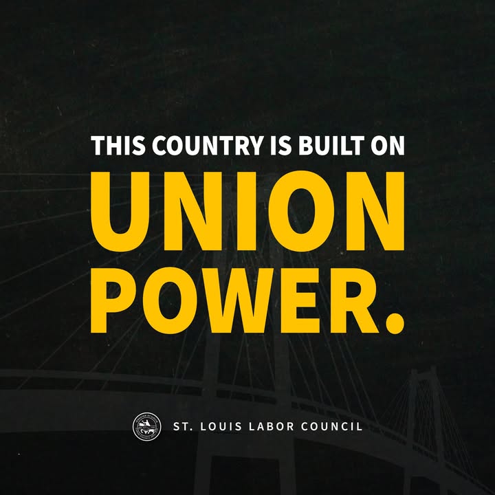 stllaborcouncil's tweet photo. Our country's past, present, and future are #UnionMade. #1u #UnionStrong https://t.co/OpxJGXmG27