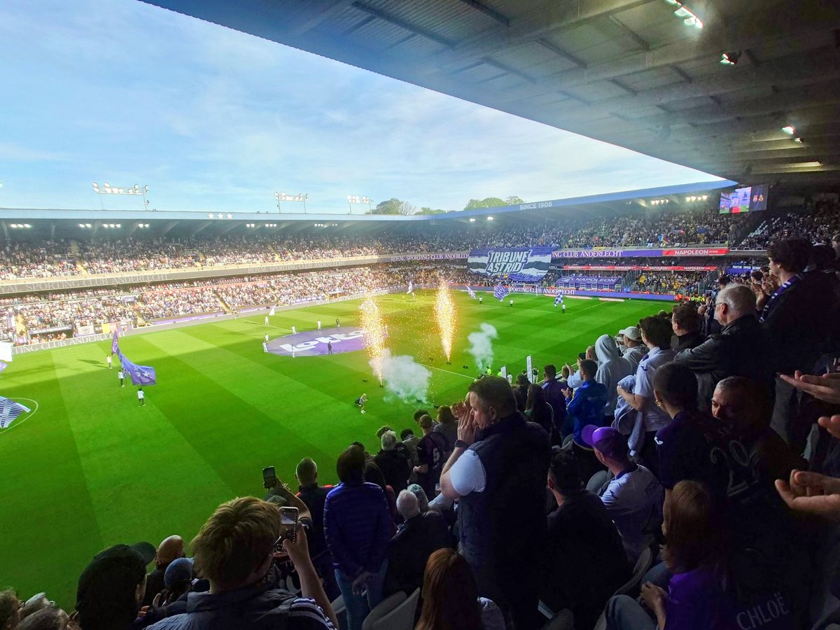 AVGroenbeek's tweet photo. 📆 26/04/2026
🆚 RSC Anderlecht - Union Saint-Gilloise
⚽  1 - 3
🏟️ Lotto Park
📍 Anderlecht
🏆 Jupiler Pro League Champion's Play-offs
🎟️ Season ticket
🥊Brussels derby
#groundhopping #ANDUSG #jpl https://t.co/RDBeVN2aor