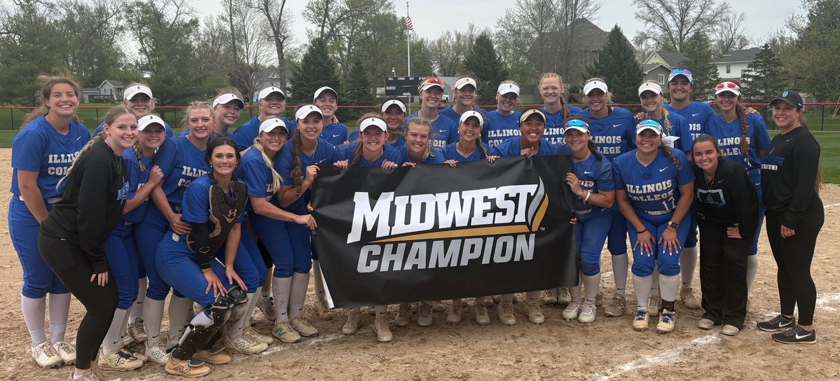 SB | Congratulations to the 2026 Midwest Conference regular season champions!

The Lady Blues will now host the Midwest Conference Tournament May 8-9 at Jessica Kamp Field.

#icathletics #goladyblues <a href="/ICladybluesSB/">Illinois College SB</a>