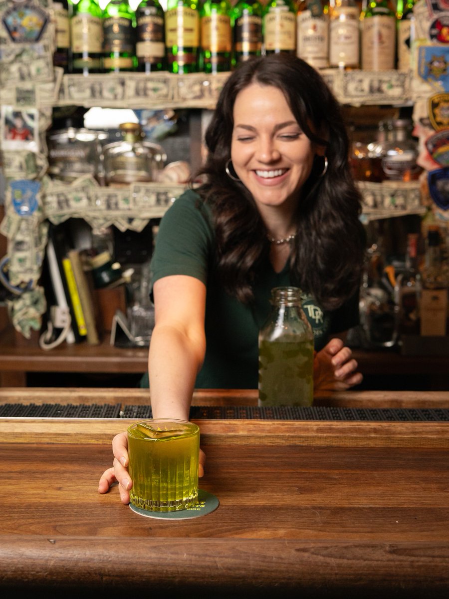 deadrabbitpub's tweet photo. Created by Shane, Green Monster is our take on a White Negroni, made super refreshing with the addition of melon amaro.

All the bitterness you’d expect from the classic, with added brightness. Suyo Italia Pisco, Pommeau de Normandie, Cocchi Americano, melon amaro, lemongrass. https://t.co/HFm59Vh3nN
