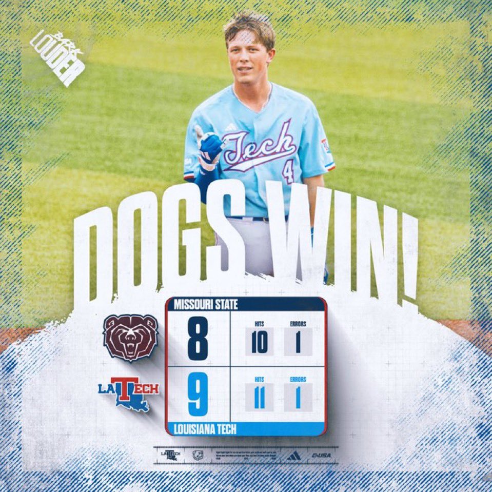 LATechSports's tweet photo. One More play.

One More opportunity. 

One More hit.

One More run. 

One More moment to remember. https://t.co/QLHInJyzKm