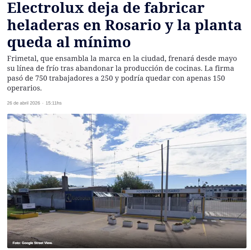 En Santa Fe hay un industricidio. Pero los empresarios no pierden porque se reconvierten en importadores Quienes pagan son los trabajadores
Pullaro acompañó cada una de las políticas de Milei que produjeron este desastre. Y la UOM dejó pasar todo sin lucha. Este modelo no va más