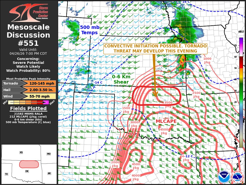 NWS Storm Prediction Center tweet media