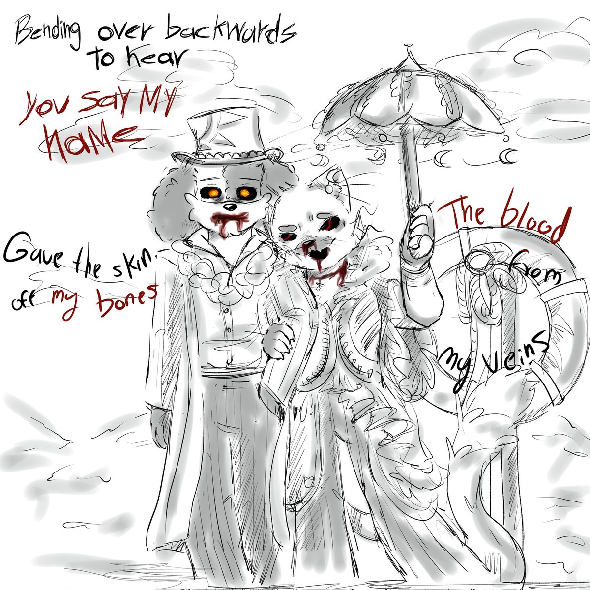 doggy_moonxd's tweet image. Dibujos rápidos basados en vampire at the beach de Luvcat 🥺✨🫶 (no puedo parar de escuchar esa canción 😭) 

#SmilingCrittersAU #Dogday #Catnap #daynap