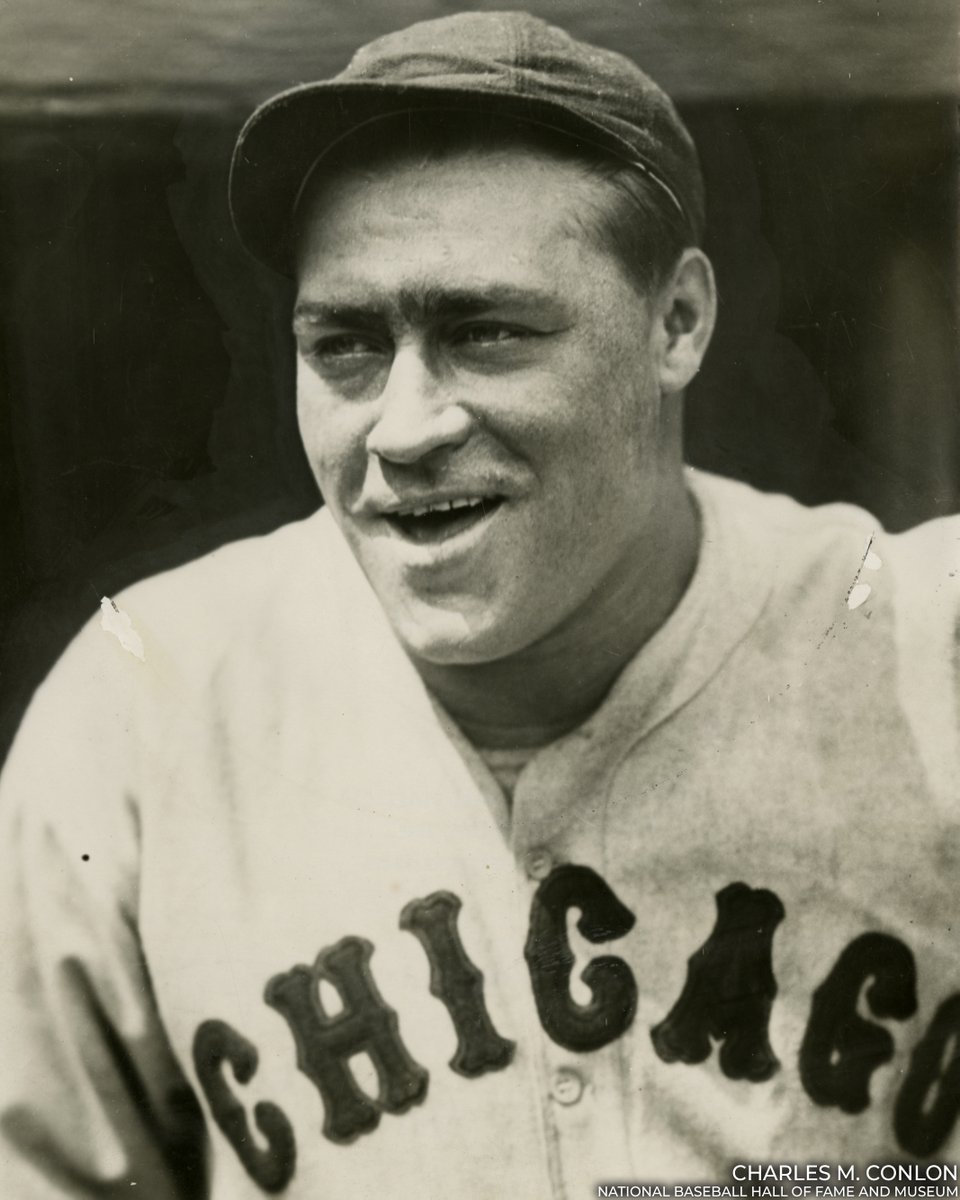 baseballhall's tweet image. Hack Wilson had a lot of great seasons, but his 1930 campaign was tough to top.

The Hall of Famer, who was born #OTD in 1900, collected 191 RBI for the @Cubs in ’30 – setting a single-season record that stands to this day.