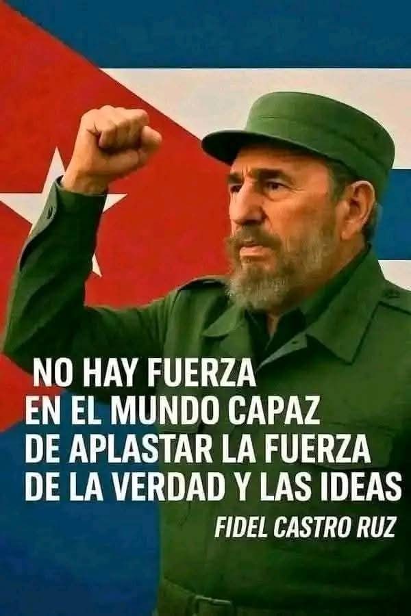 jefeaduanacuba's tweet photo. #100AñosConFidel "La preparación militar masiva tiene como fin último evitar la guerra, pero si esta llega, se librará en cada pulgada del territorio nacional"..
Estamos contra la guerra y contra el bloqueo #LaPatriaSeDefiende
será prioridad por #Cuba
#CubaEstáFirme
#AduanadeCuba https://t.co/b8t5UcIlwk