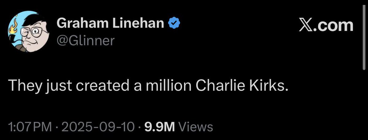 It’s so funny that the guy who said this originally was Graham Linehan