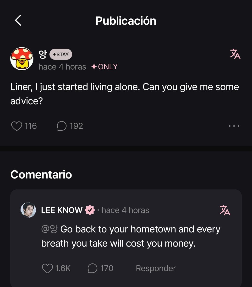💭: leeknow, empecé a vivir solo, por favor dame algún consejo
🐰: vuelve a vivir con tus padres, porque vas a gastar dinero cada vez que respires

los consejos de leeknow siempre serán superiores ☝🏻