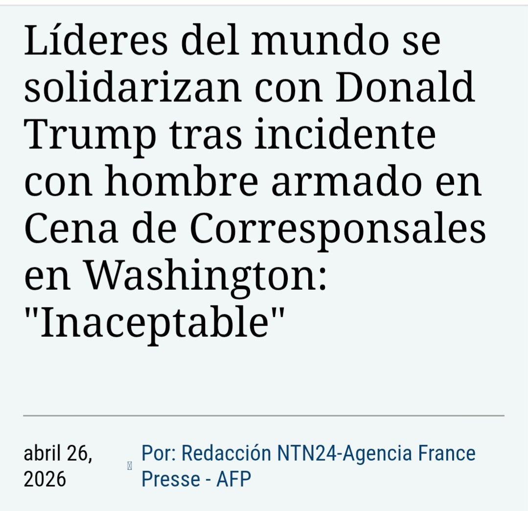 Hay una explicación sensata para que, hasta está hora, María Corina Machado y su <a href="/voceriavzla/">Vocería Oficial de Venezuela</a> no se haya pronunciado sobre el incidente  en la Cena de Corresponsales de la Casa Blanca (?) 🤔

Pareciera no tener sentido.
