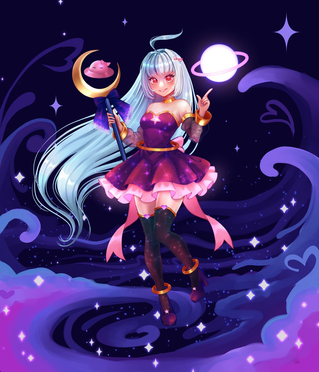 Talsimoo's tweet photo. @Miaguwu with a magical girl transformation ! https://t.co/S04PNbgjim
