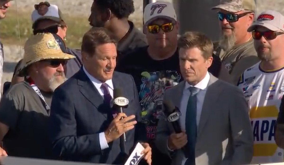 nascarcasm's tweet image. Man someone down there hand McMurray a red Solo cup of something. Everyone forgets how fun he is when all pain has left his body. #NASCAR