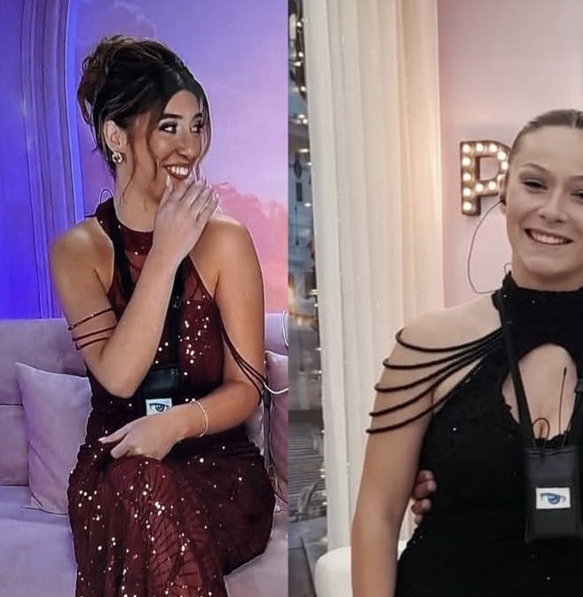 RevolucaoBb's tweet photo. Não bastando o namorado, tinha que ser também o vestido 😂 Arisonsa não muda  #sstvi https://t.co/xJn1UXqPuA