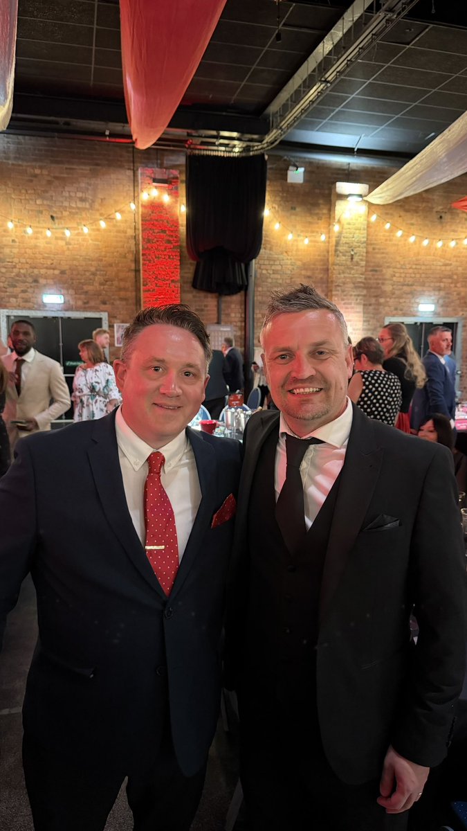 OllyFT's tweet photo. Brilliant night at the 2026 @lincolncity_fc awards with lovely people - such an inspiring and positive group - back office, management and players. #Imps as one 🔴⚪️ https://t.co/gf5tkTMmEX