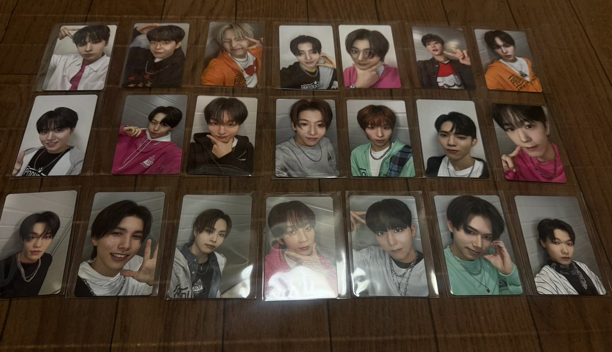 vb28356's tweet photo. PRODUCE101JAPAN 日プ新世界 タワレコ トレカ 交換 練習着 

【譲】　画像参照

【求】　加藤大樹(制服ver)
　　　大林悠成(練習着ver、制服ver)

郵送での交換希望です。異種交換可能な方でお心当たりのある方はお気軽にお声掛けください！ https://t.co/oD1ofHa3rp