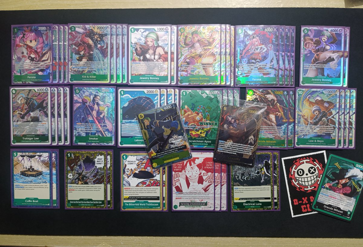 RebornTCG's tweet photo. Torneo duro, muy buenos jugadores pero se pudo...nos vemos en las finals 
R1: Ace 🔴🔵✅
R2: Boa 🔵🟡✅
R3: luffy 🟡🎲✅
R4: Enel 🟣✅
R5: Lucy 🔴🔵✅
R6: shanks 🔴🎲✅
Green supremacy 🚬
@0XDropClub https://t.co/Hv1JljHmj6
