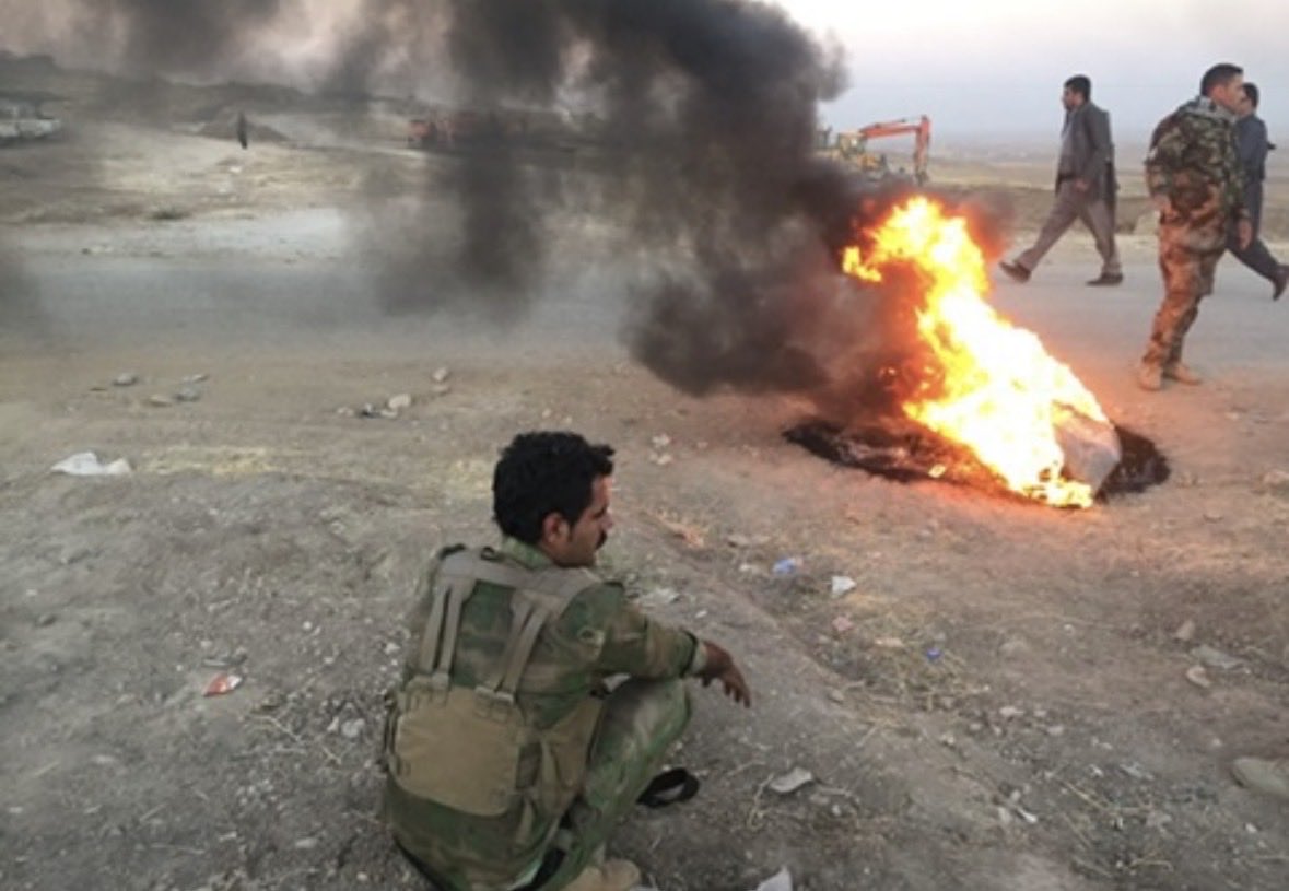 sfrantzman's tweet photo. Good times in the war on ISIS , October 2016 https://t.co/w0QroK4Hus