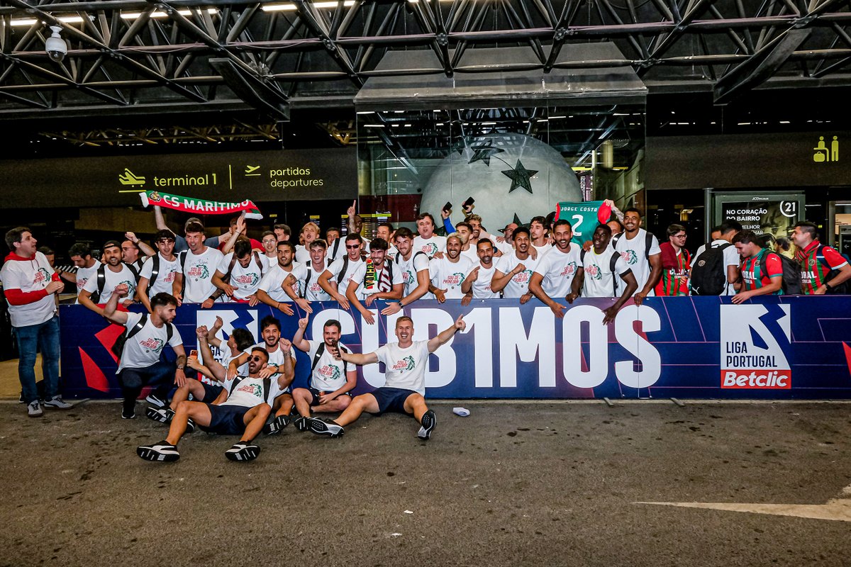 𝗖𝗛𝗘𝗖𝗞-𝗜𝗡 ✅ feito com destino a 🛫 #LigaPortugalBetclic!

#CSM