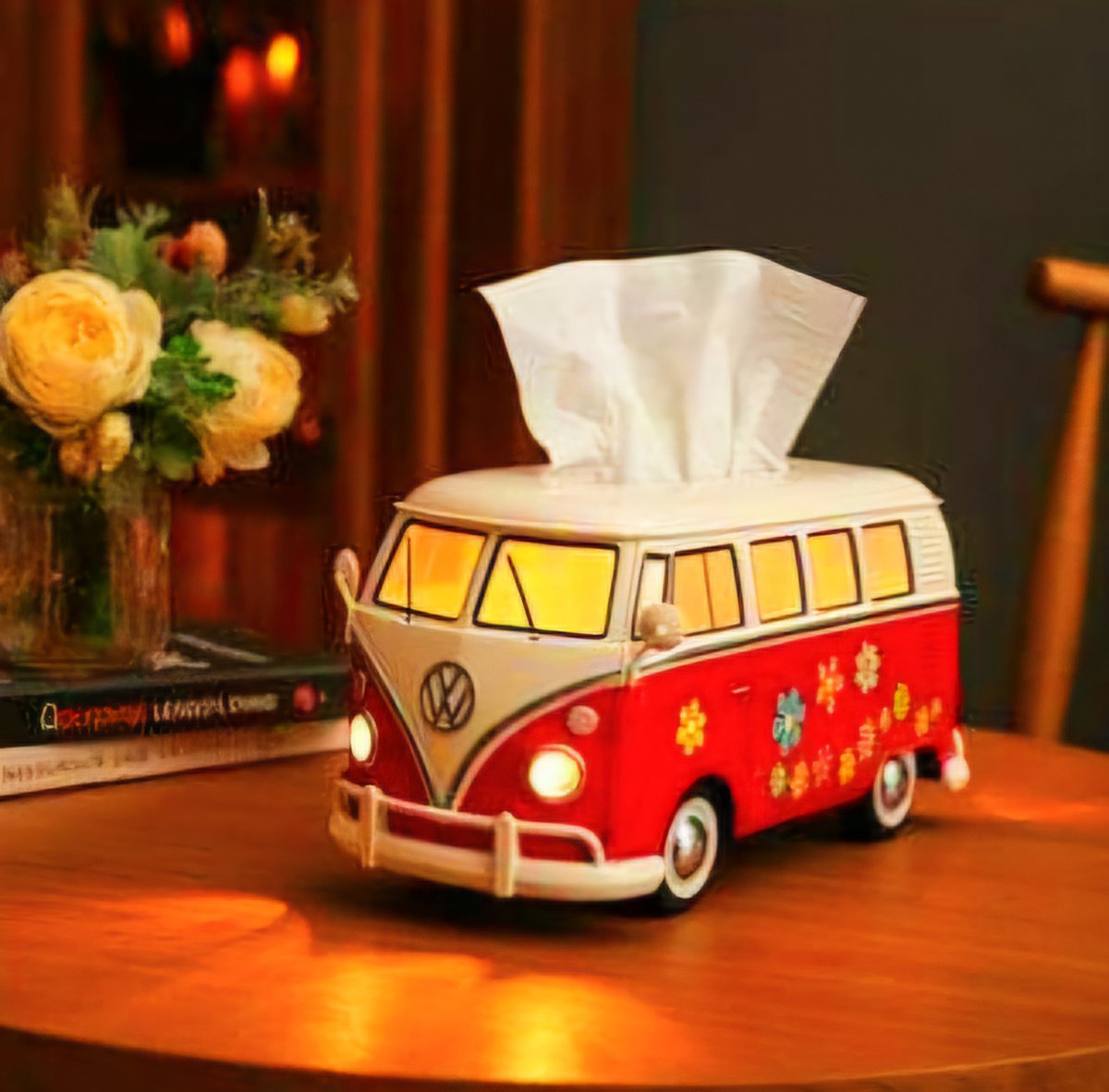 CamperFanPAGE's tweet image. The grooviest tissue box holder ever! 😊 #CreativeIdeas #VolkswagenBus #VWLove