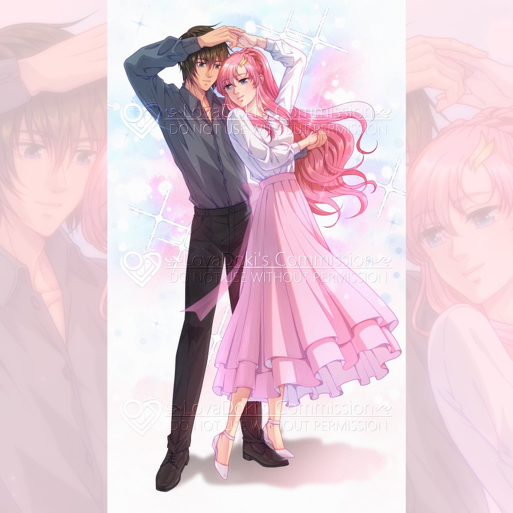 lovadoki's tweet photo. Thank you so much DeannaN08876816 for commissioning me again! #VGenComm #LacusCylen #KiraYamato #GundamSEEDDestiny #fanart #lovadokiART https://t.co/zLGPhwnDxF