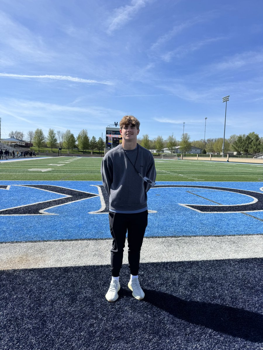 maxwelljace08's tweet photo. Had a great junior day at upper Iowa. Was great watching the scrimmage and meeting everyone. Thank you for the invite @TaylorMarkhus! https://t.co/pYhDaBHUzl