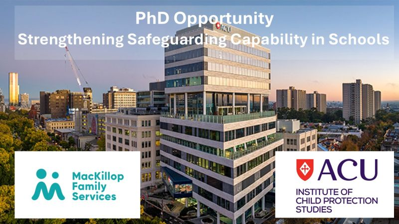 ACU_ICPS's tweet photo. Are you passionate about understanding what makes schools safer, more inclusive and more responsive to the needs of all students? If you are, then our PhD scholarship funded by @MacKillopFS could be a great fit for you. @timbomoore Read more https://t.co/Uwax4UMBJi https://t.co/4ktazKwSmv