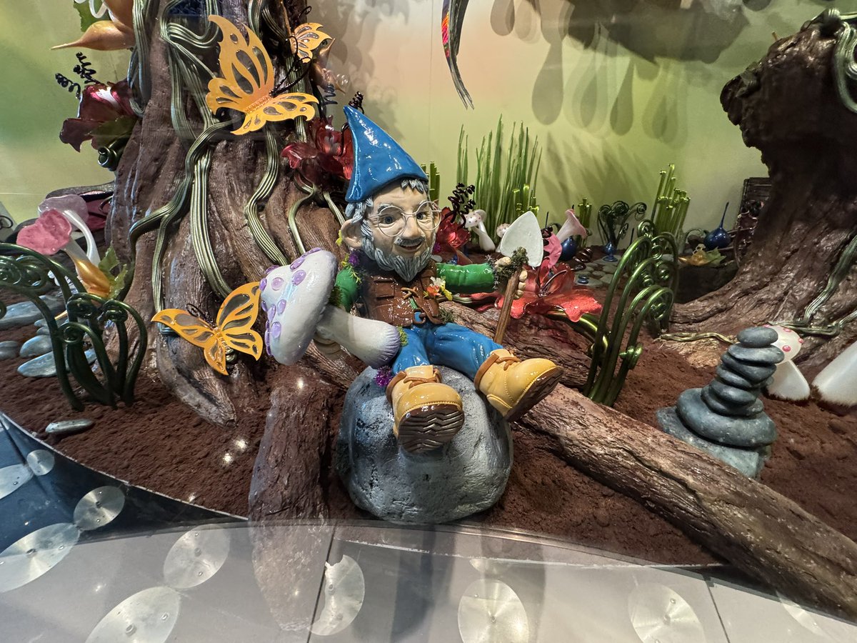 Aria Patisserie just put up their spring “edible” display. There is a ...