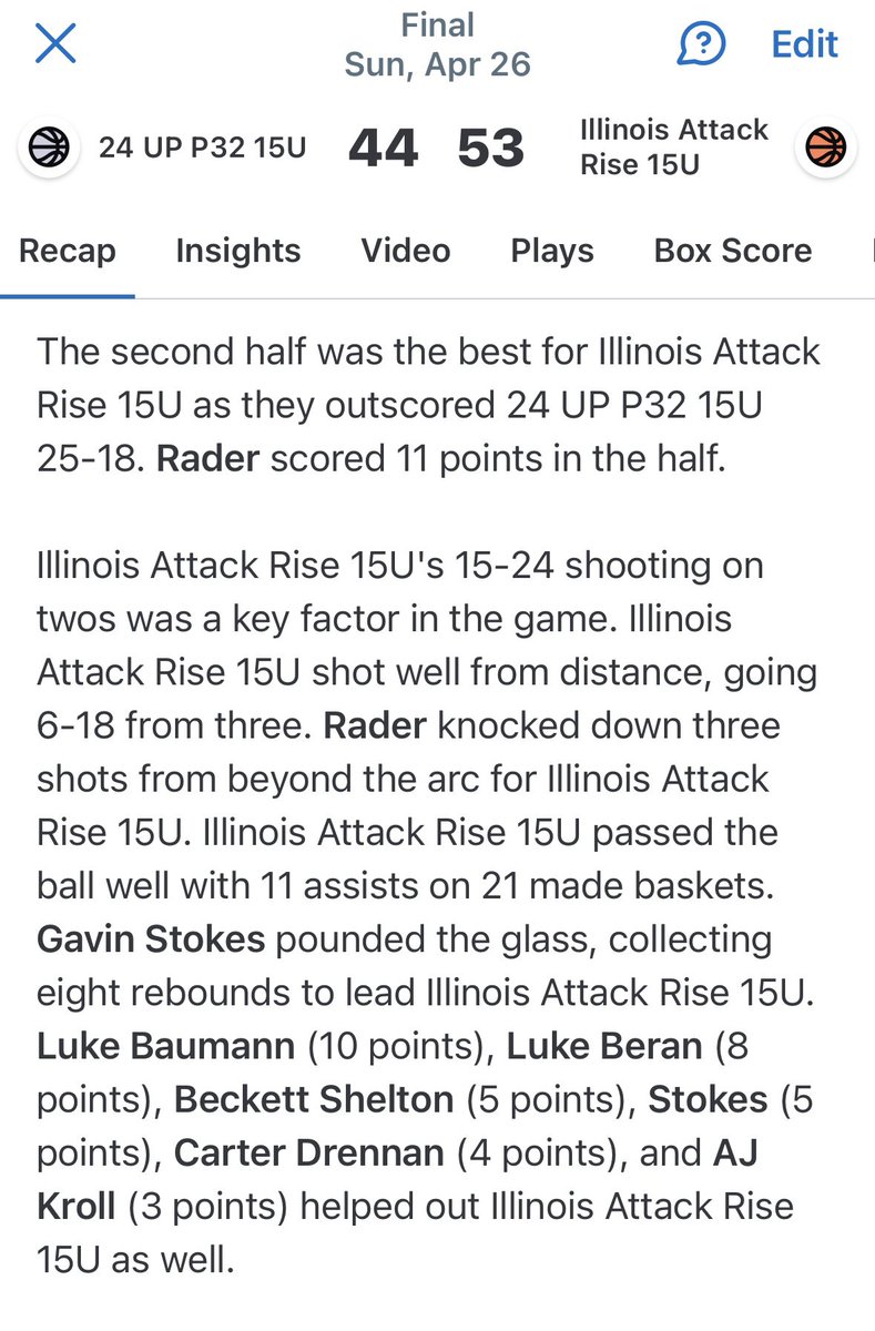 CodyRader2029's tweet image. I loved grinding with my team at @ROCKSpringClass this weekend. We won it all in top bracket vs really good teams. @IllinoisAttack #Undefeated @n8buss