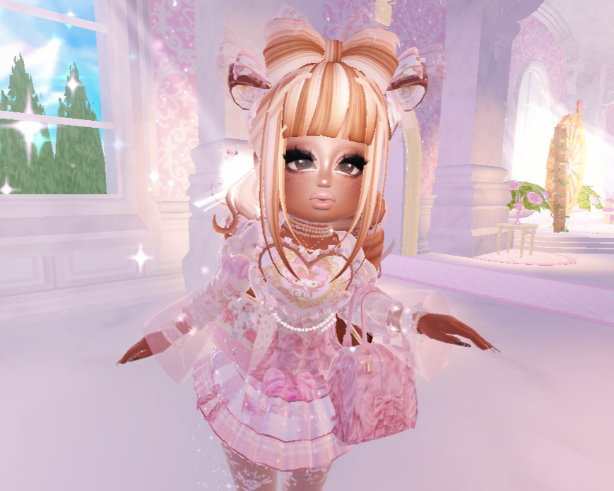 dollieriina's tweet photo. lil op dress i made inspired by liz lisa x my melody collab dresses 🎀 https://t.co/m4h78fZopW