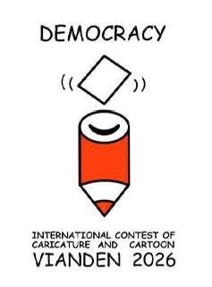 -1erPremio 
The 19th International Caricature and Cartoon Contest of Vianden 2026, Luxembourg
tema: DEMOCRACIA
Dibujo publicado en el diario mexicano <a href="/El_Universal_Mx/">El Universal</a> el 15 de marzo 2026.
Titulo: LA VOLUNTAD DEL PUEBLO
raedcartoon.com/29760