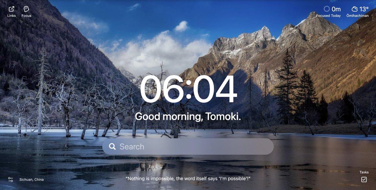 Tommot_pha_web's tweet image. 勤務日🥼
起床6:04

本日の作業
・新しいポートフォリオサイトの制作
▶︎トップページ完成（pcサイズ）
　
一旦ポートフォリオサイトのトップページ完成😊
イメージカラーを緑にして余白多めのデザインを意識しました🟢
自己紹介文はコピペなので後で修正せねば、、、

#ホームページ　#HP　#薬局