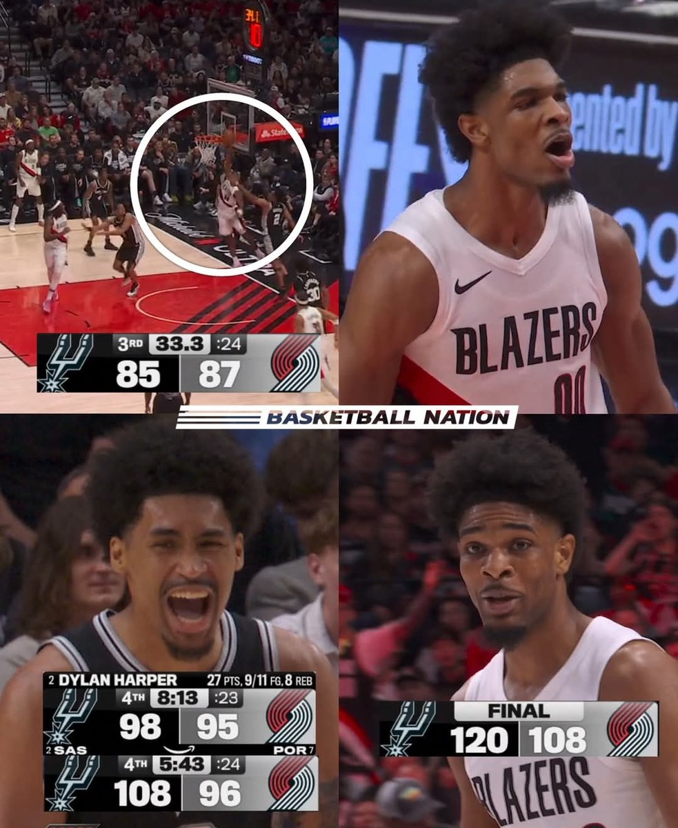6ranted's tweet photo. Scoot Henderson since attempting to shit talk Dylan Harper:
-5 points
-2/12 fga
-2 Losses
#FakeAssDemon https://t.co/4JiokQzZsO