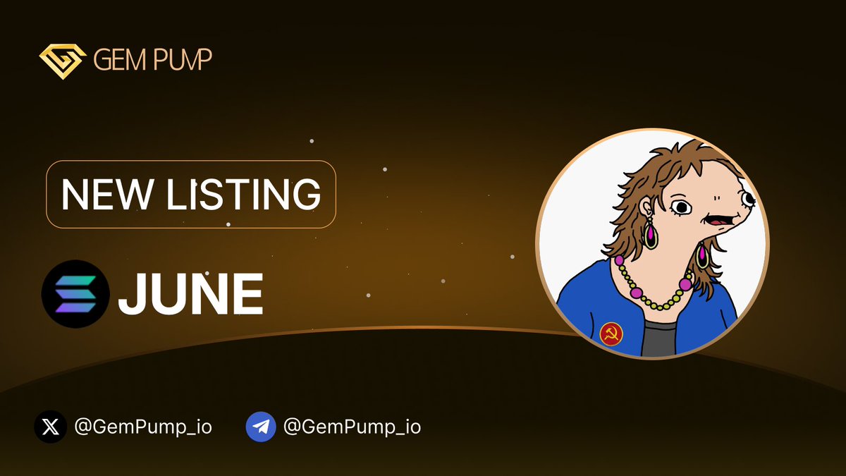 Gempump_io's tweet image. 👏 #JUNE listed on GemPump.io 

📄 CA: 3DwzJfZ16R4uBbBHk7k3S3rXGMJjuvd2qhZDwj7Kpump

 ✖️ X：x.com/JuneSendersX

💎 GemPump：gempump.io/token/junesend…

#NewListing #GemPump #100xGem